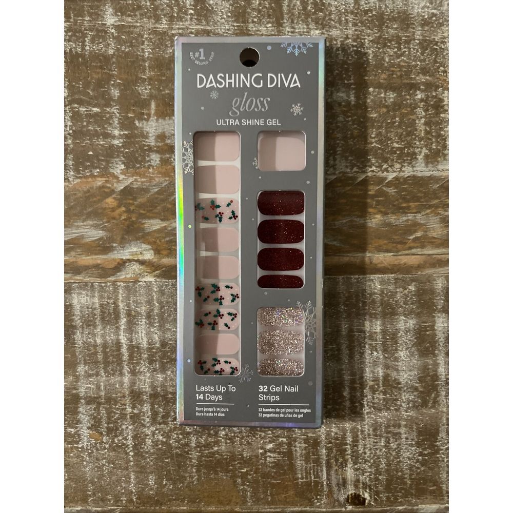 Dashing‎ Diva - Gloss - Ultra Shine Gel, Nail Strips - GS694 Holly Wood
